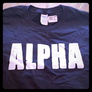 Men’s black ALPHA t-shirt